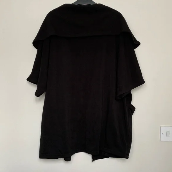 🔴 B3G1 🔴 NWT Vici Pocketed Fleece Cardigan in Black - Picture 3 of 4